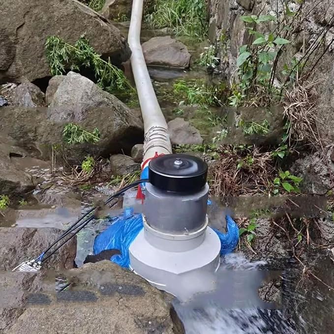 3000W Micro Hydro Generator, 220V Water Turbine Generator, Hydroelectric Generator, High Power Generator for Home Outdoor Camping