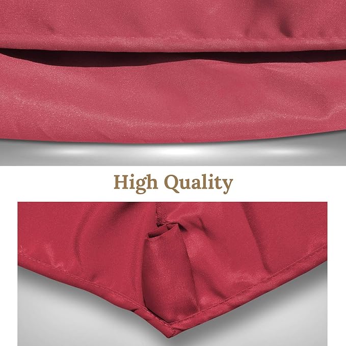 YardGrow 13ft 8 Ribs Umbrella Canopy Replacement for Patio Umbrella, Canopy ONLY, Frame NOT Included