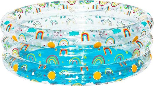 Bestway | Rainbow Inlatable Kids Play Pool, Swimming Pool Toys, Water Pool Toys, Inflatable Baby, Kids Pool for Outdoors