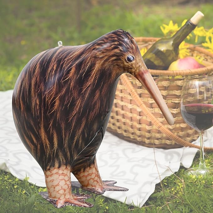 Jet Creations 18" L Inflatable Kiwi Bird, Brown Tan, Realistic Wildlife Animal Figure, for Theme Parties, Pool Fun, Home Yard Décor, Bird Toy for Kids Thanksgiving Christmas Winter