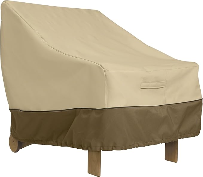 Classic Accessories Veranda Water-Resistant 38 Inch Patio Deep Seated Lounge/Club Chair Cover, Patio Furniture Covers