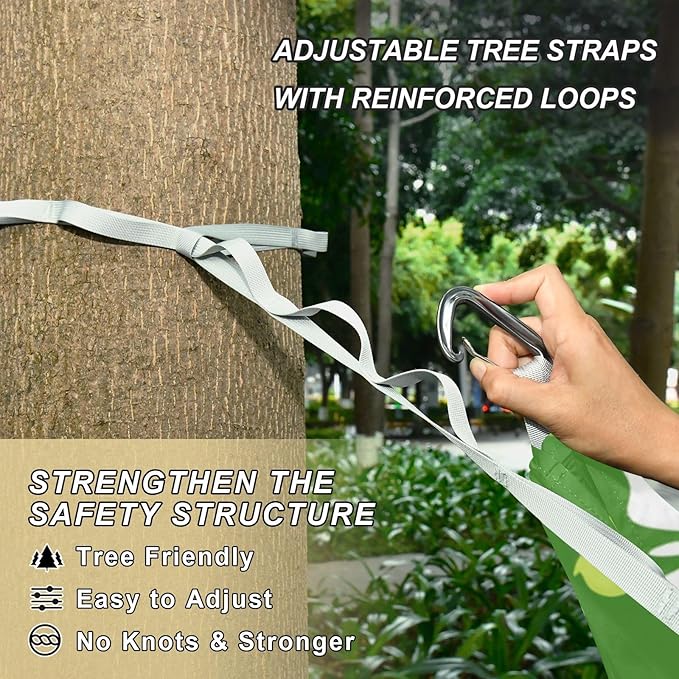 Butterflies St 330lb Capacity Outdoor Hammocks with Tree Straps Hanging Hammock for Indoor Outdoor Patio soporte para hamacas para adultos