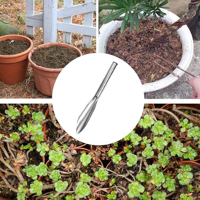 Garden Trowel Portable Gardening Shovel Hand Tool Ergonomically Designed for Weeding, Digging, Digging Wild Vegetables(Carbon Steel Flat Shovel)
