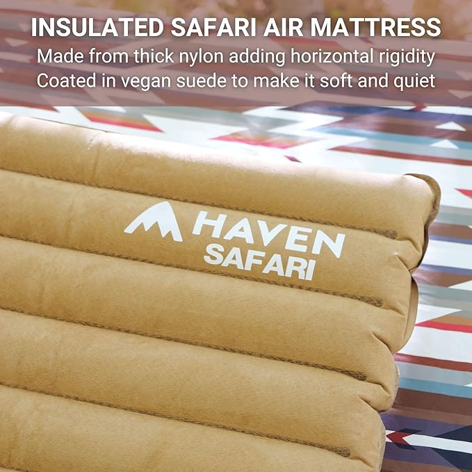 Haven Tents Lay Flat Hammock Tent - Waterproof Camping Hammock with Mosquito Net, Insulated Pad and Rainfly - Haven Tent, Haven XL, Haven Safari