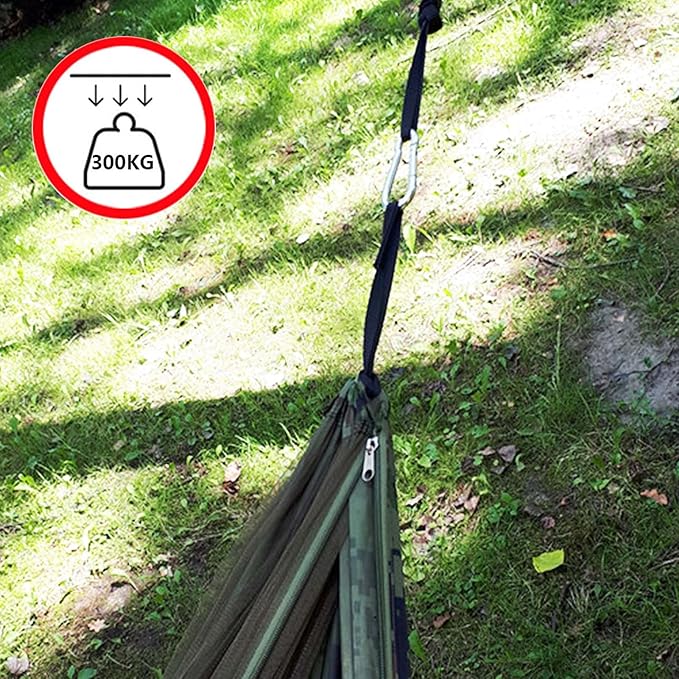 Hammocks for Outside 2 Person with Mosquito Net, Inside Hammock for Bedroom, Portable Hammock with Mosquito Net, Quick Dry Hammock, for Travel Patio Garden