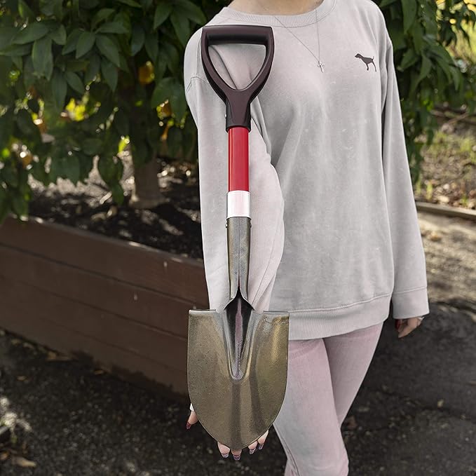 Bond Manufacturing LH015AM Mini D-Handle Shovel (12-Pack), Black