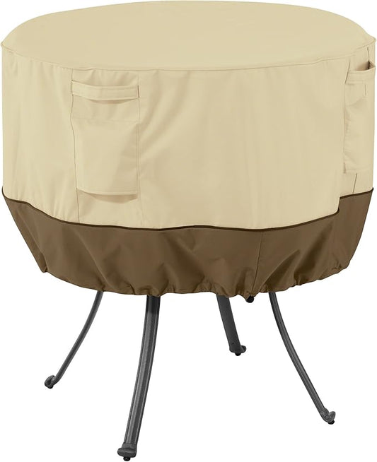 Classic Accessories Veranda Water-Resistant 36 Inch Round Patio Table Cover, Outdoor Table Cover