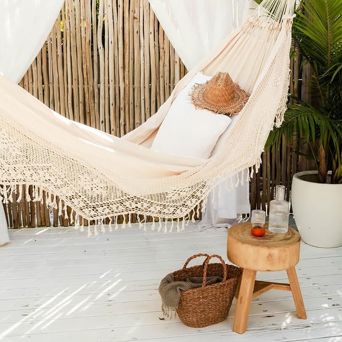 Vivere Authentic Brazilian Elegant Hammock - 450 lb Capacity
