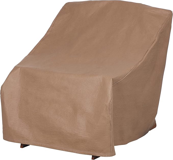 DUCKCOVERS Essential Water-Resistant 32 Inch Patio Adirondack Chair Cover, Outdoor Chair Covers