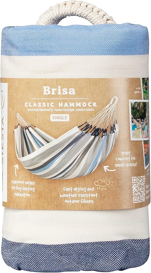 Sea Salt Single Outdoor Hammock by LA SIESTA