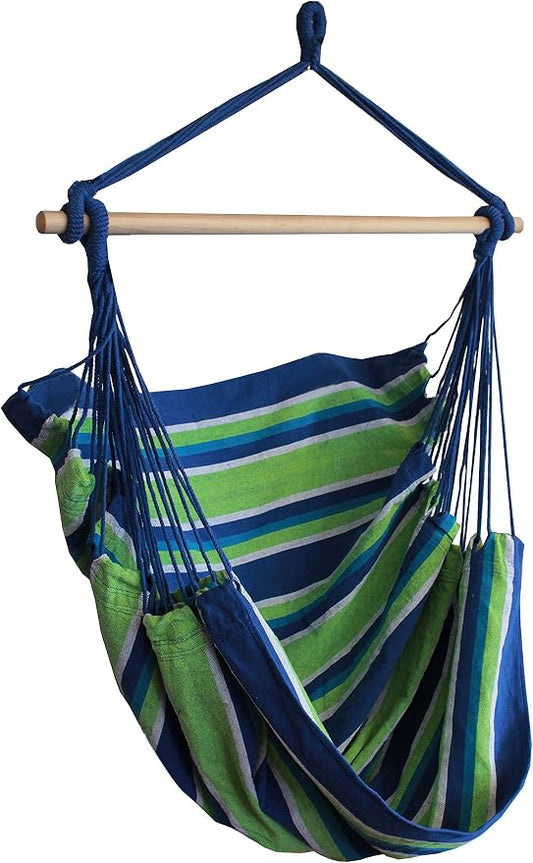 Woven Hammock Chair, Green