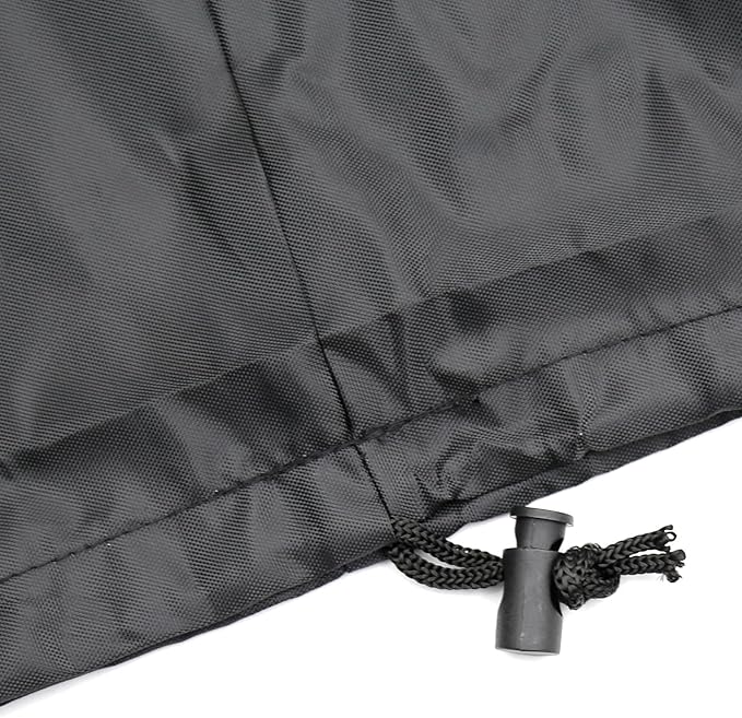 43 Inch Outdoor Zero Gravity Folding Chair Cover, 420D Oxford Waterproof UV Resistant Waterproof Dustproof Folding Lawn Chair Cover Beach Chair Protection Garden Chairs Cover (Black)