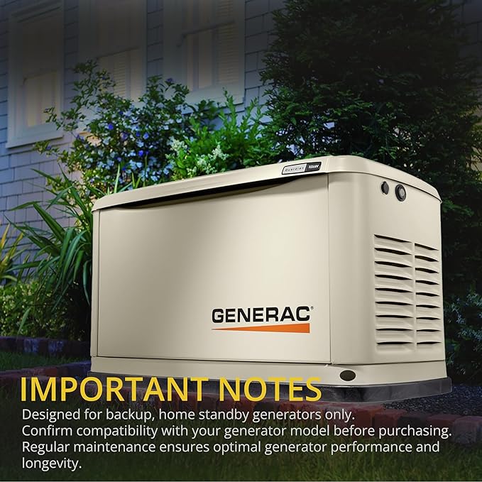 Replacement Maintenance Kit 0J57670SSM for Select Generac 410cc and 990cc Engines for Home Stand by Back Up Generators Ranging from 7kw to 18kw, with Full Synthetic Motor Oil