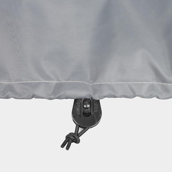 Patio Deck Box Cover Waterproof Outdoor Rectangular Storage Bench Cover 46L x 22W x 24H inch