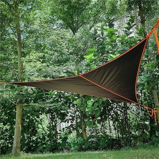 Triangle Hammock 13ft Outdoor Camping Hammock Portable Multi Person Tree Tent with Tie Down Straps & Net Pocket Max 500 lbs