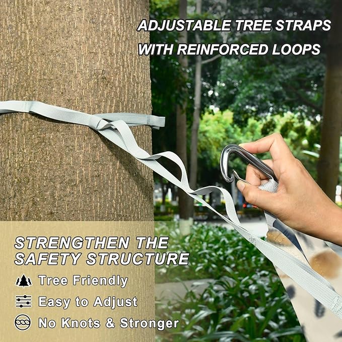 Vintage Retro Plaids 330lb Capacity Outdoor Hammock with Hanging Rope Rope Hammock for Camping & Hiking Essential hamacas para Patio