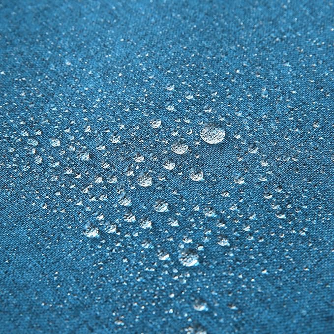 Outdoor Throw Pillows with Inserts, Waterproof Pillows for Outdoor Seating, Square Decorative Garden Cushion for Patio Furniture, Bed, Couch, Sofa(Blue, 18" x 18" (Pack of 2))