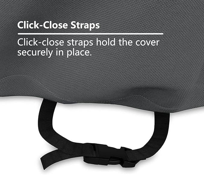 Waterproof Patio Chair Cover 4 Pack (37.5 W x 39.25 D x 38.5 H inches) for Outdoor Swivel Chair/Lounge Deep Seat Cover, Heavy Duty and Waterproof Outdoor Patio Furniture Covers, Grey