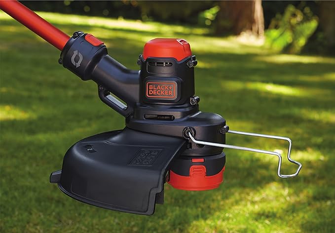 Black+Decker Dualvolt STC5433B Cordless Brushcutter, Grass Trimmer (54 V, with AFS Reflex Thread Extension, 33 cm Cutting Width, E-Drive Gear Transmission, Without Li-Ion Battery and Charger)