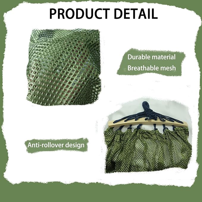 Hammock Without Stand, Blue, Polyester Net | Camping Hammocks for Outside, Travel Portable Lightweight, With Tree Straps & Storage Bag