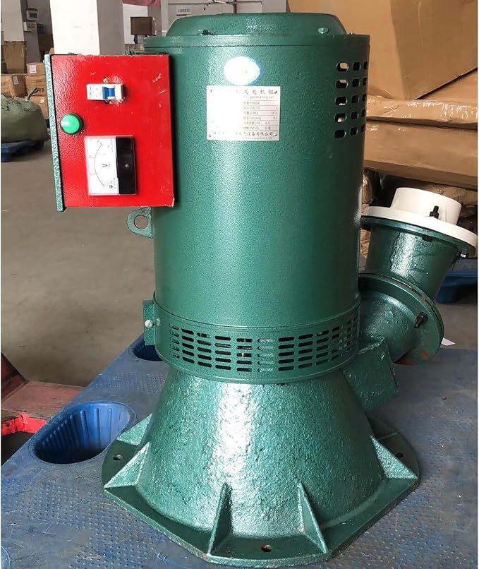 20000W High-Power Hydro Generator 20KW 220V / 400V Hydroelectric Generator with Automatic Voltage Stabilization and Leakage Protection 50Hz Water Turbine Generator for Outdoor River,20kw,220V