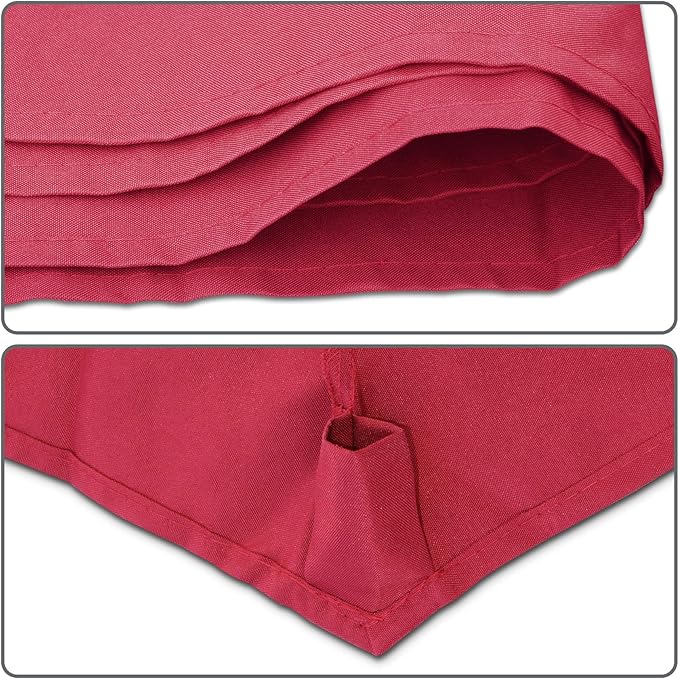 Replacement Patio Umbrella Canopy Cover for 13ft 8 Ribs Umbrella Taupe (Canopy ONLY)-Burgundy