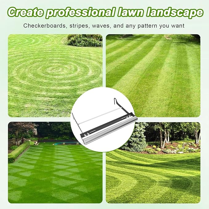 Lawn Striping Kit for Push Mower Compatible with EGO AR2100 21inch Lawn Striper, Stainless Steel, Easy to Install and Dismantle for Lawn Enthusiasts
