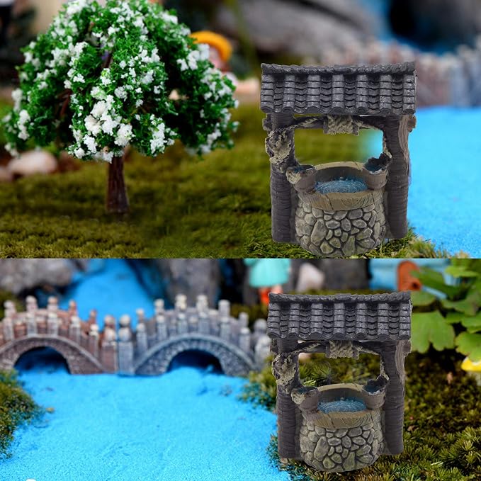 Miniature Fairy Garden Decoration Accessories Garden Sculptures Statues,Yard Decor for Outside Gnomes Outdoor Decor for Patio