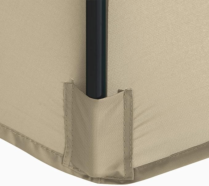 10ft Patio Umbrella Replacement Canopy for 8 ribs, Fits Hanging Offset Cantilever Market Outdoor Patio Shades，Canopy Only