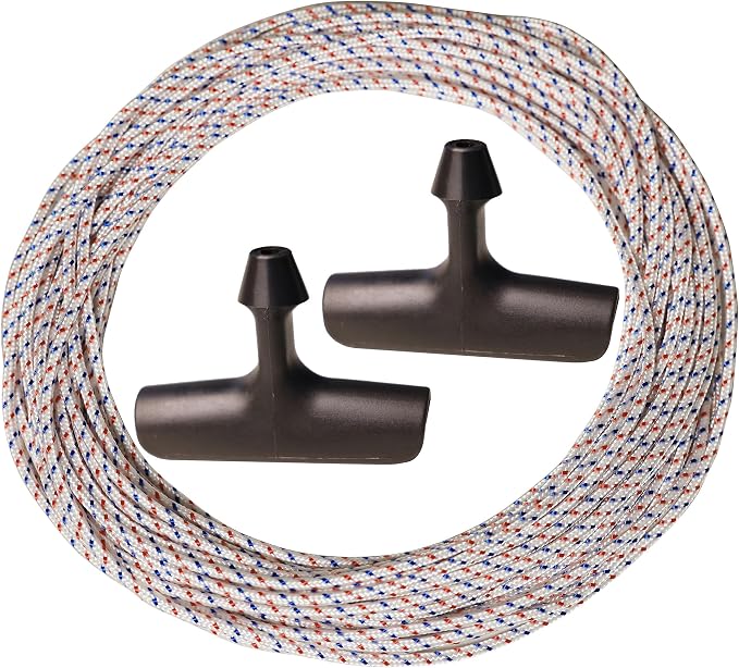60 FT High Strength Recoil Starter Pulls + Rope Cord, for Most Chainsaws Splitters Lawn Mowers (4.0mm)