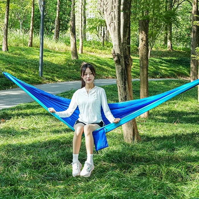 Portable Hammock, Mosquito Net for Hammockbuilt Net High Load Bearing, Perfect for Backpacking Hiking(Green,260 * 140cm)