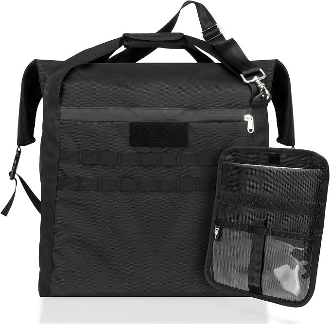 Xtreme Sight Line ~ AQUA G CUBƎ 50 Waterproof Faraday Bag + LITE Faraday Bag Combo for Small to Medium Generators and Electronics ~ Protects Against EMP/CME/EMF/RF ~ Diamond Form Farday ~ Black
