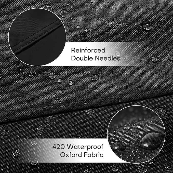 Outdoor Zero Gravity Folding Chair Cover 420D Waterproof Folding Lawn Lounger Recliner Chair Covers Patio Furniture Covers 28 x 43 Inch