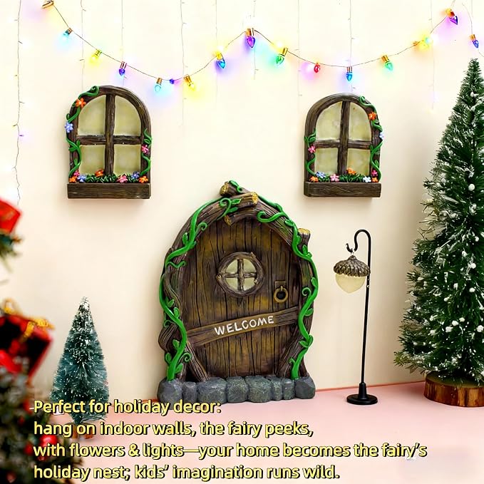 fairy door,fairy door for tree,fairy garden door,fairy garden accessories | fairy door kit,fairy decor,fairy garden accessories outdoor,fairy tree decorations outdoor,fairy door for wall,tree face