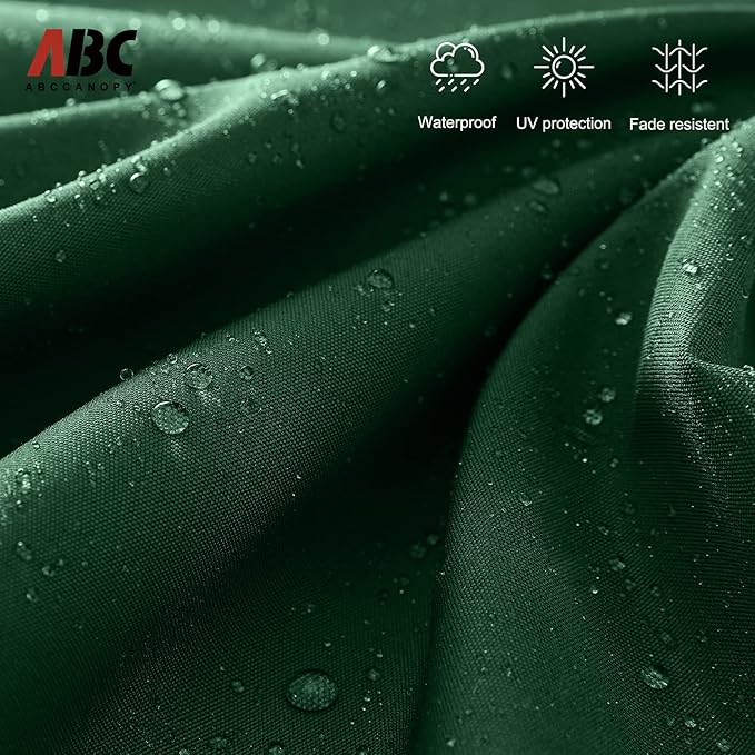 ABCCANOPY 9FT Cantilever Patio Umbrella with base included (Green)