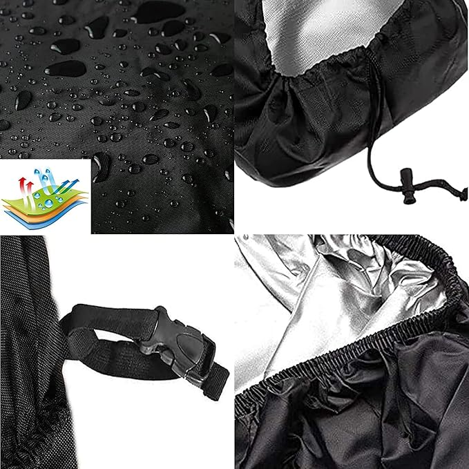 Table Covers,60"(L) x 41"(W) x 29"(H),Outdoor Lawn Waterproof Garden Furniture Cover,Durable Windproof, Fits Rectangle Patio Table