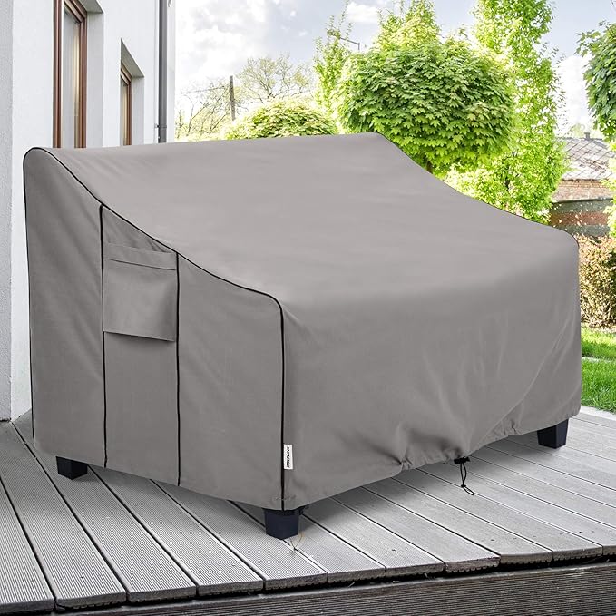 Outdoor Patio Furniture Covers Waterproof ,Durable 3-Seater Sofa Cover Fits up to 76W x 32.5D x 33H inches