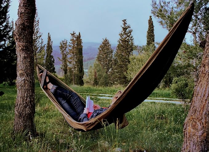 Hammock Bliss Double - Extra Long - Extra Wide - Extra Large - Two Person Double Wide Camping Hammock - Suspension System Included - The Largest Double Hammock On Planet Earth