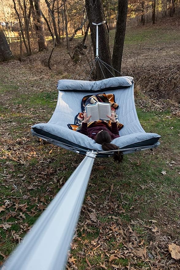 ENO Apollo Suspension System - Tree Strap for Hammock - Hammock Accessories for Backyard, Patio, or Balcony Furniture and Decor - Grey/Charcoal