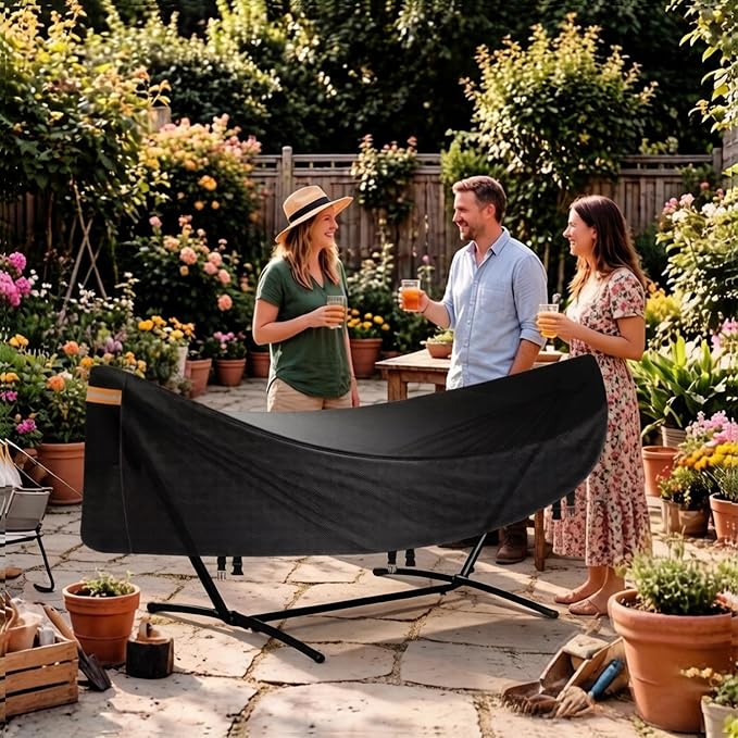 Hammock Covers - Water-Resistant Dustproof Heavy Duty Protector,Hammock Rain Cover | for Outdoor Hiking Biking Cycling Mountain Fishing Picnic Garden