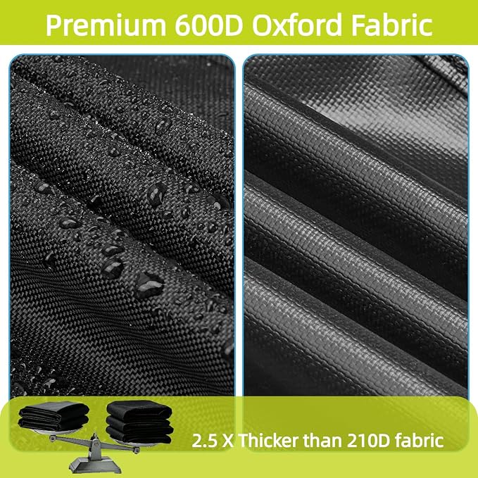 Pressure Washer Cover Upgarde, Waterproof& Dustproof Outdoor Power Washer Covers for Electric High Pressure Cleaner, 600D Oxford Fabric 17.8" x 17.8" x 34.2"