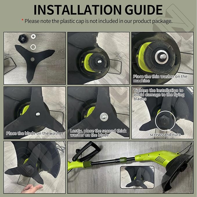 Update SB601RB Replacement Trimmer Blade, Compatible with Snow Joe SB600E, SB601E & SB602E Electric Trimmer/Edger, for Sun Joe 11.5-Inch 4.5-Amp Electric Trimmer/Edger With installation Instructions