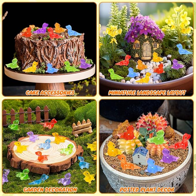 100PCS Mini Resin Lizards Colorful Tiny Lizard Bulk for Micro Garden | Lizard Figurines for Dollhouses, Cute Mini Resin Lizards Bulk, DIY Micro Moss Landscape, Potted Plants Hidden Games