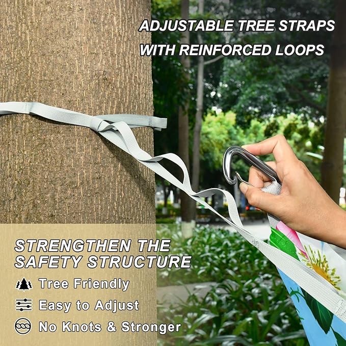 Hammocks for Outside Roses Camping Hammock Portable Hammocks with Tree Straps and Carry Bag Camping Accessories for Hiking Beach Outdoor