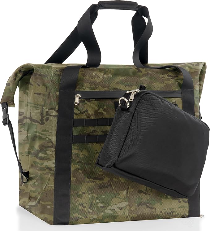 Xtreme Sight Line ~ G CUBƎ 100 Faraday Bag + XTECH Faraday Bag for Medium to Large Generators and Electronics ~ Protects Against EMP/CME/EMF/RF ~ Multicam Camo Combo