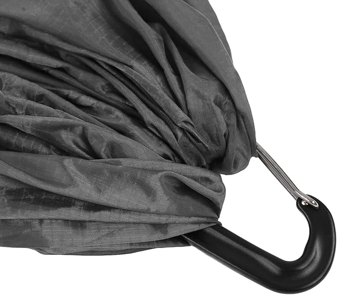 Camping Hammock, Portable Parachute Hammock,Single Lightweigtht Hammock Swing,with Storage Bag and Snap Hook for Outdoor Activities (Grey)