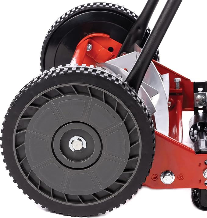 Craftsman 304-14CR 14-Inch 5-Blade Push Reel Lawn Mower with Grass Catcher, Red