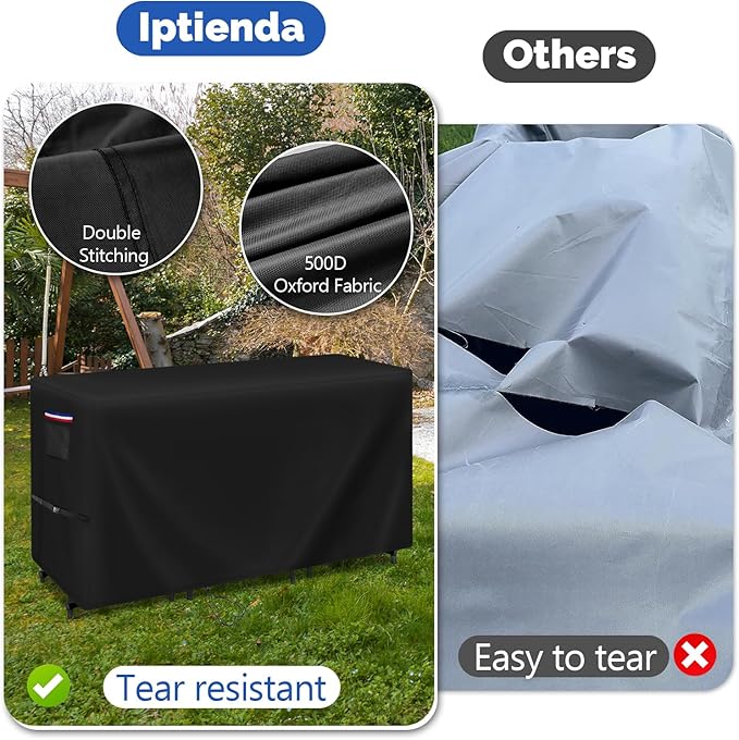 Patio Furniture Covers for High Top Table and Chairs, Waterproof Patio Set Cover for 3 Pieces Patio Furniture Set/Outdoor Balcony Furniture Sets-66"L x 30"W x 45"H