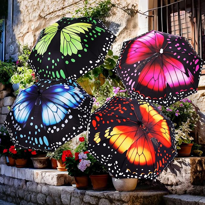 Plant Umbrellas for Outdoor Plants, Large Garden Plant Umbrella Shade Upgraded Adjustable Angle Height for Potted Plants Garden Beds