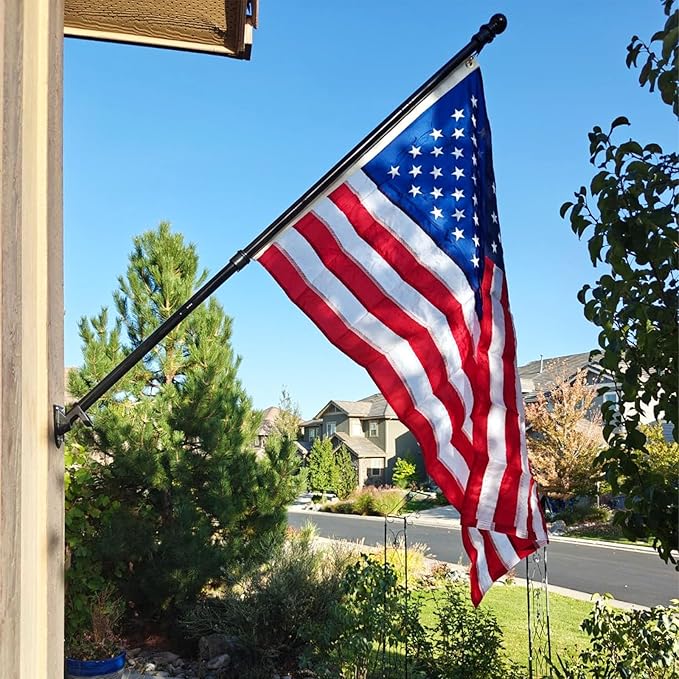 JRED 3x5 American Flag Indestructible US Flag 3x5 Heavy Duty Outdoor USA 420d Nylon TearProof Flags Outside Embroidered Stars for 4th of July Decorations High Wind All Weather